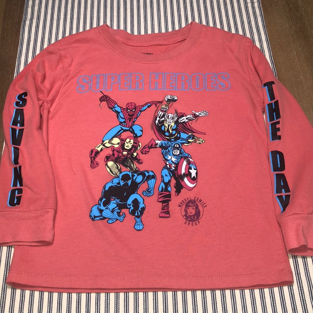Marvel superhero shirt